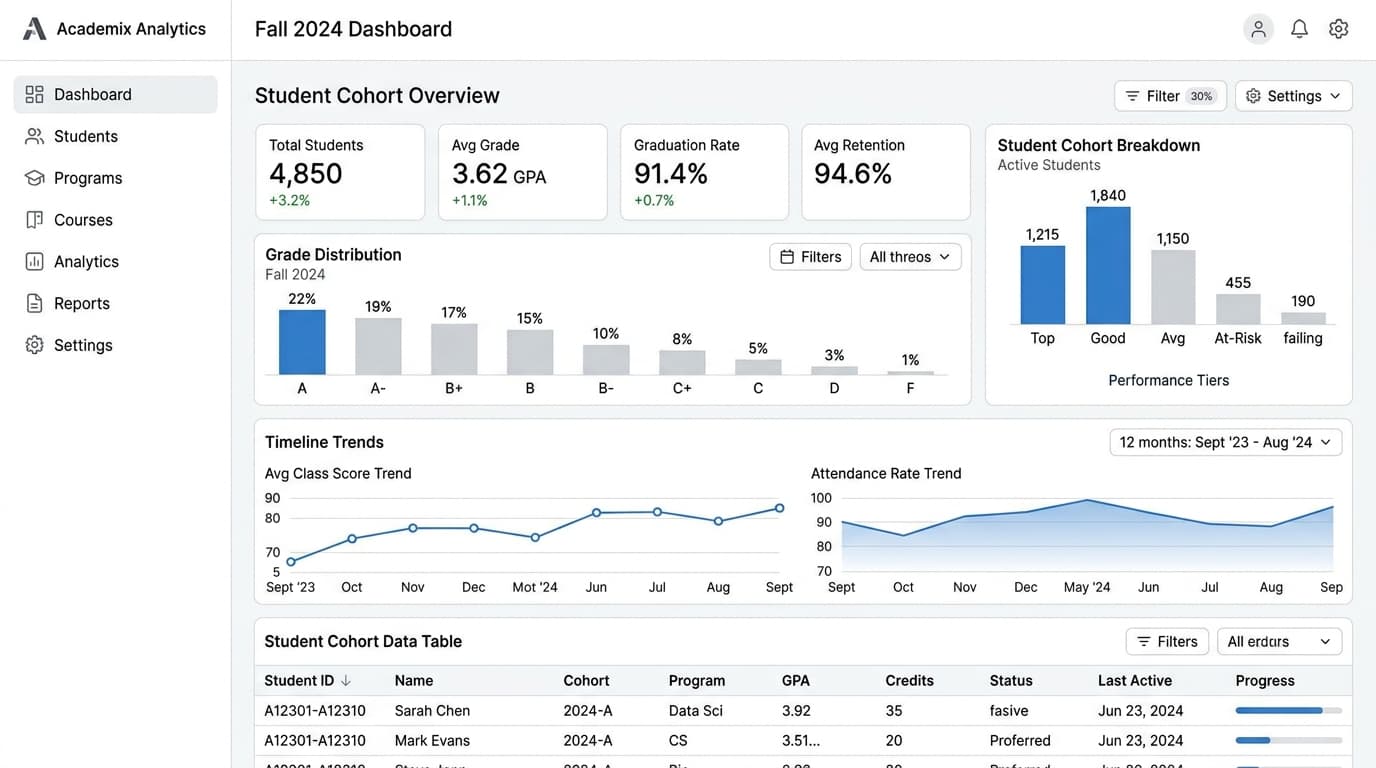 Rapor — Student Performance Analytics Dashboard